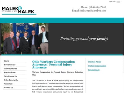 law firm website design