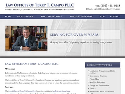 Law Firm Website design for Law Offices of Terry T. C…