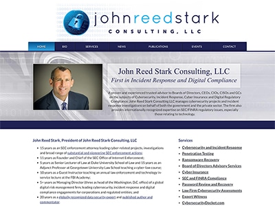 Law Firm Website design for John Reed Stark Consultin…