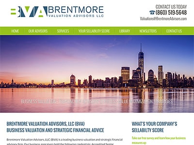 Business Valuation Website Design