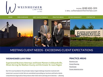 St. Louis Region Law Firm Website Design