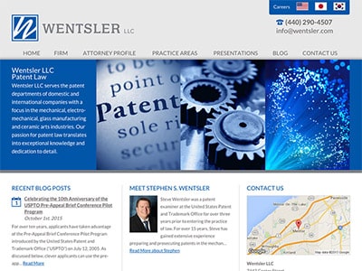 Law Firm Website design for Wentsler LLC