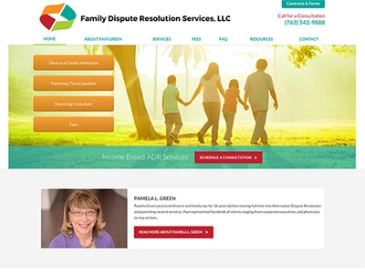Law Firm Website design for Family Dispute Resolution…