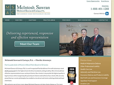 Florida Law Firm Website Design