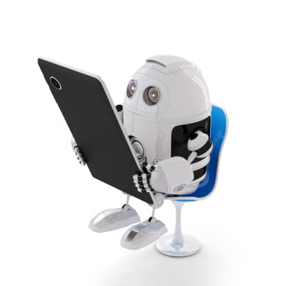 Search Engine Robot Reading Blog