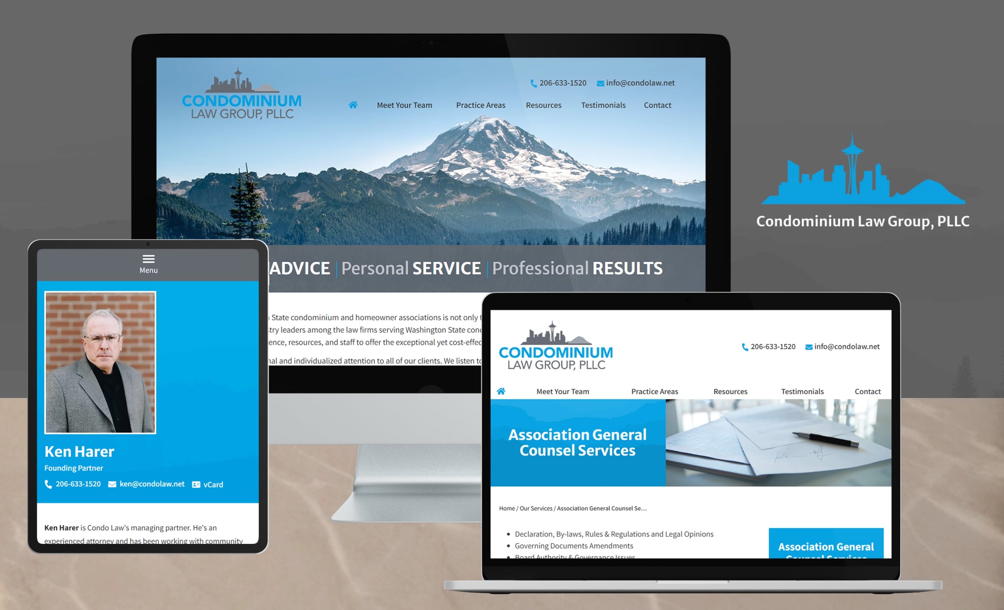 Law Firm Website design for Condominium Law Group, PL…