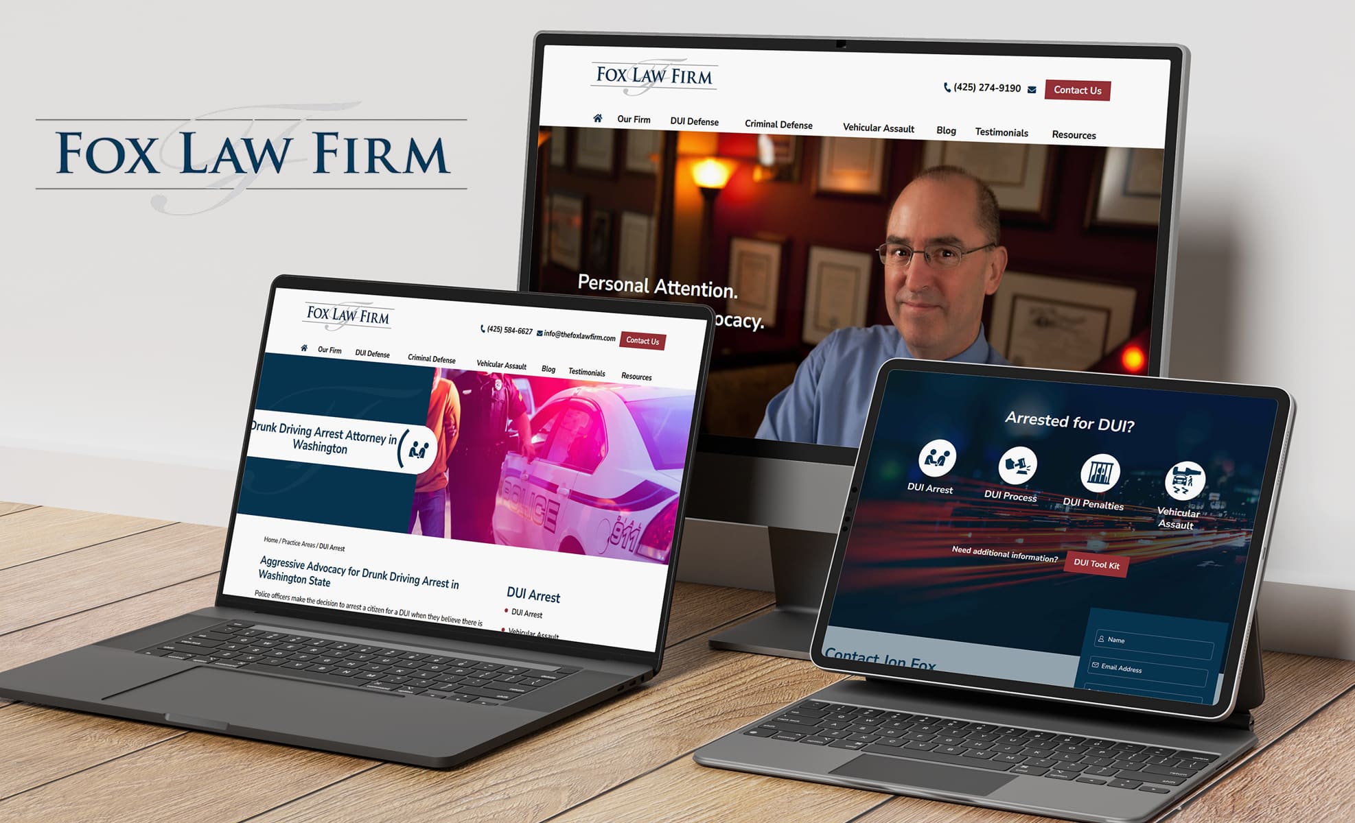 Law Firm Website design for Law Office of Jon Scott F…