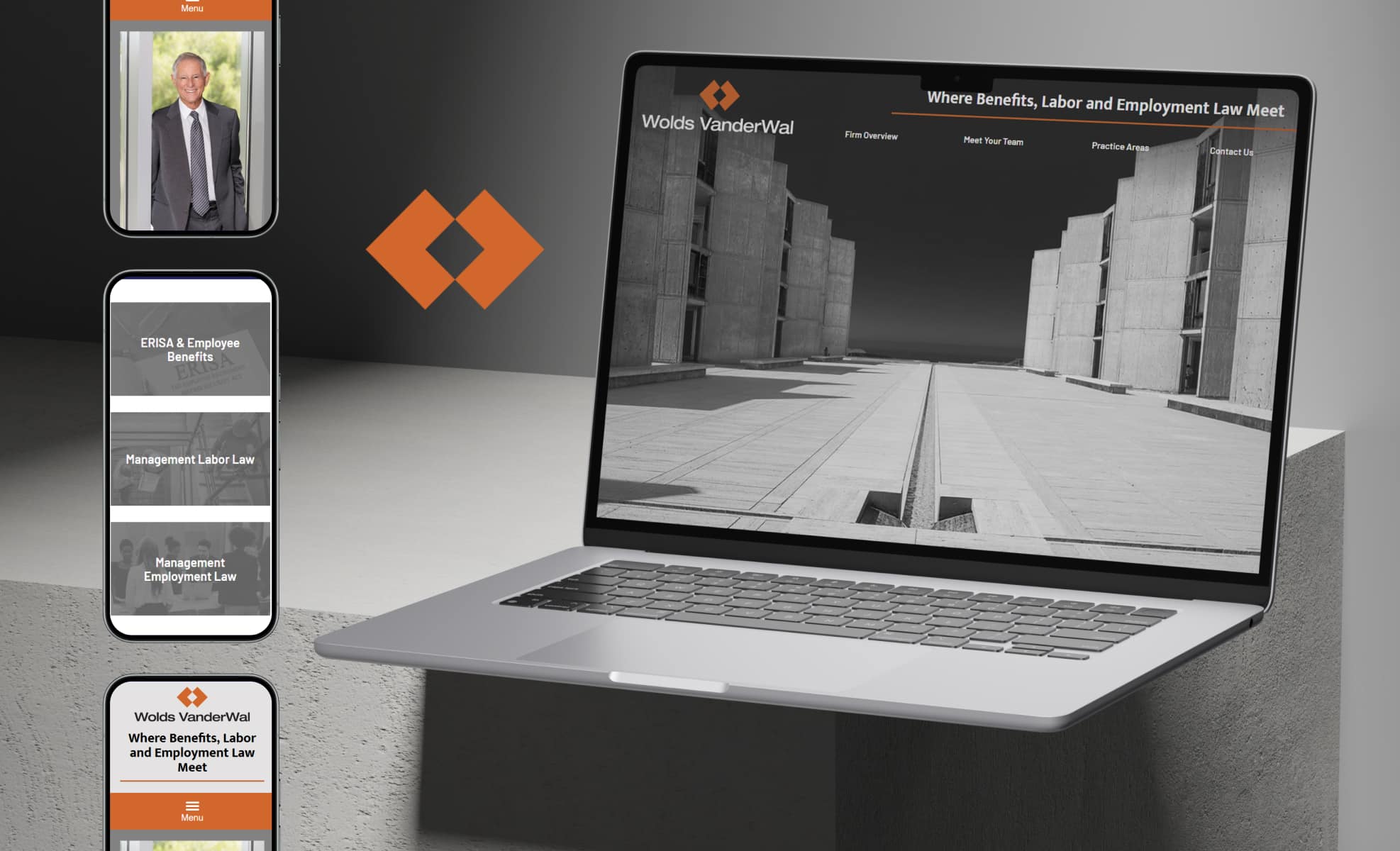 Law Firm Website design for Wolds VanderWal PC
