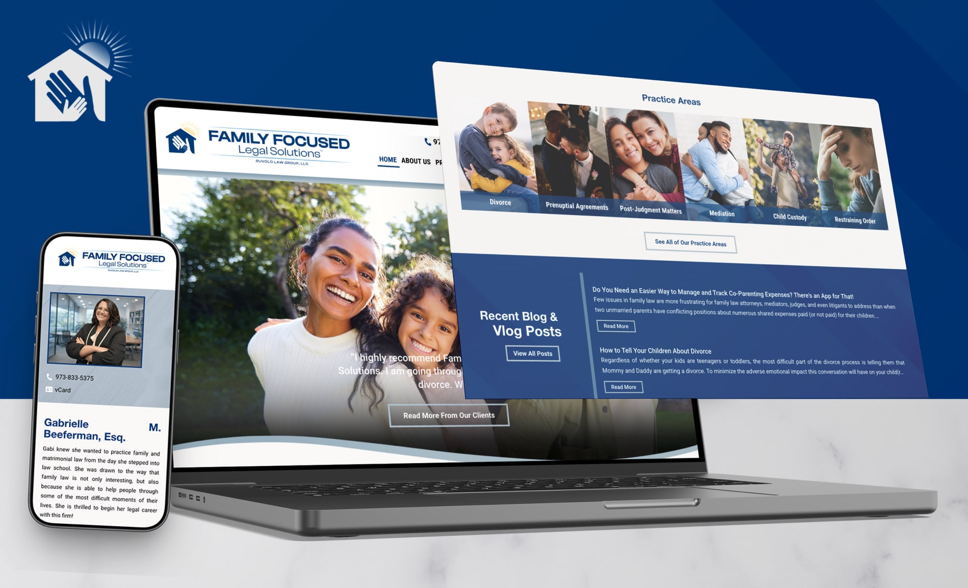 Law Firm Website design for Family Focused Legal Solu…