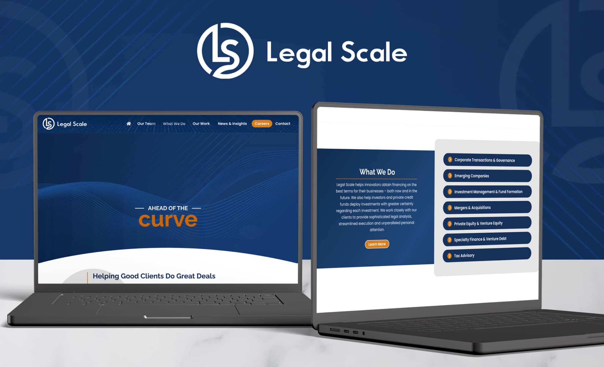 Law Firm Website design for Legal Scale LLP