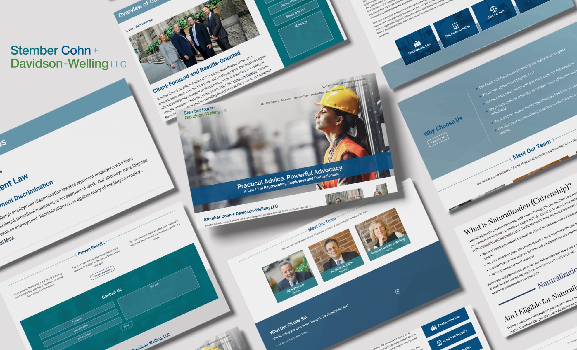 Law Firm Website design for Stember Cohn & Davidson-W…