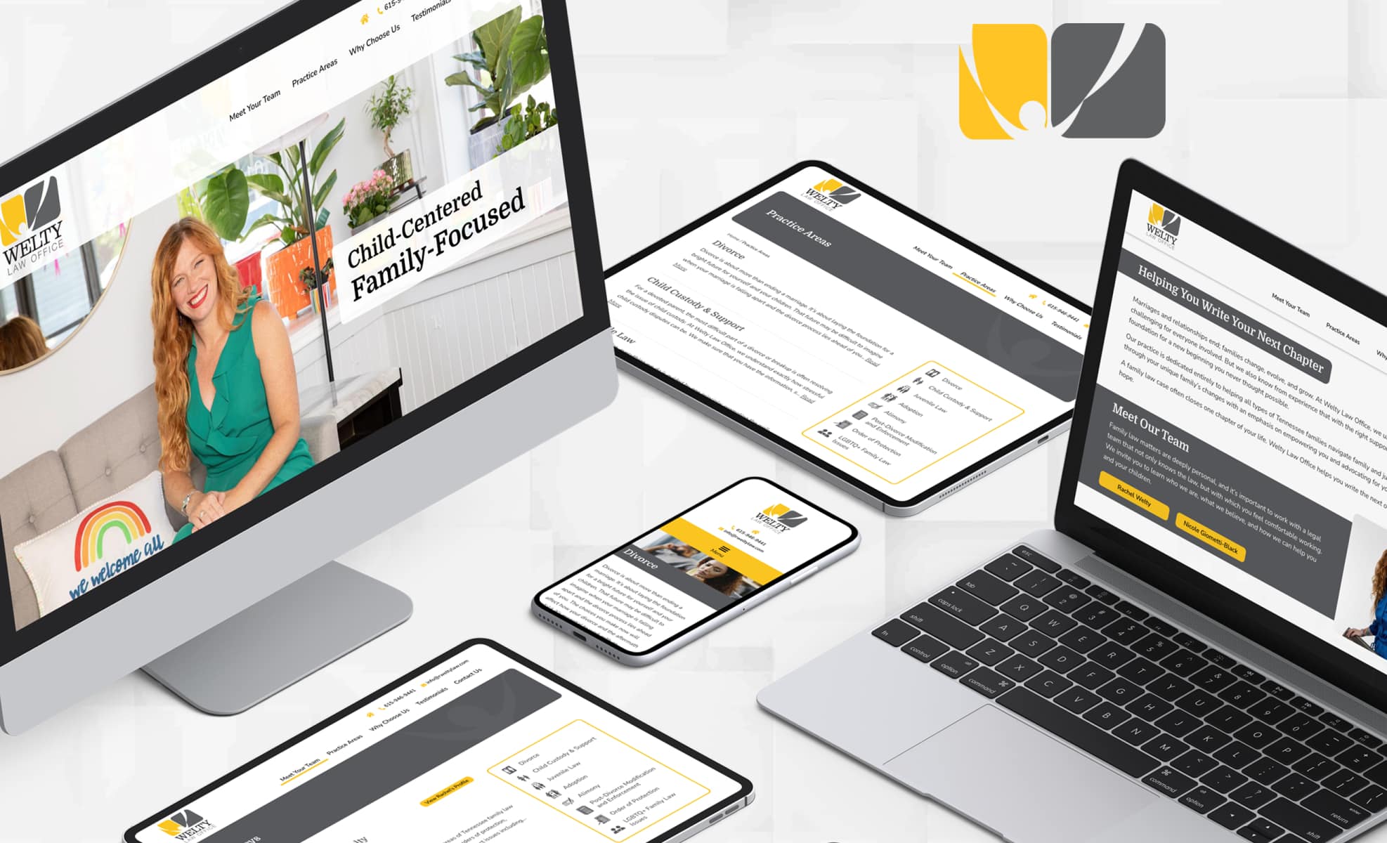 Law Firm Website design for Welty Law Office