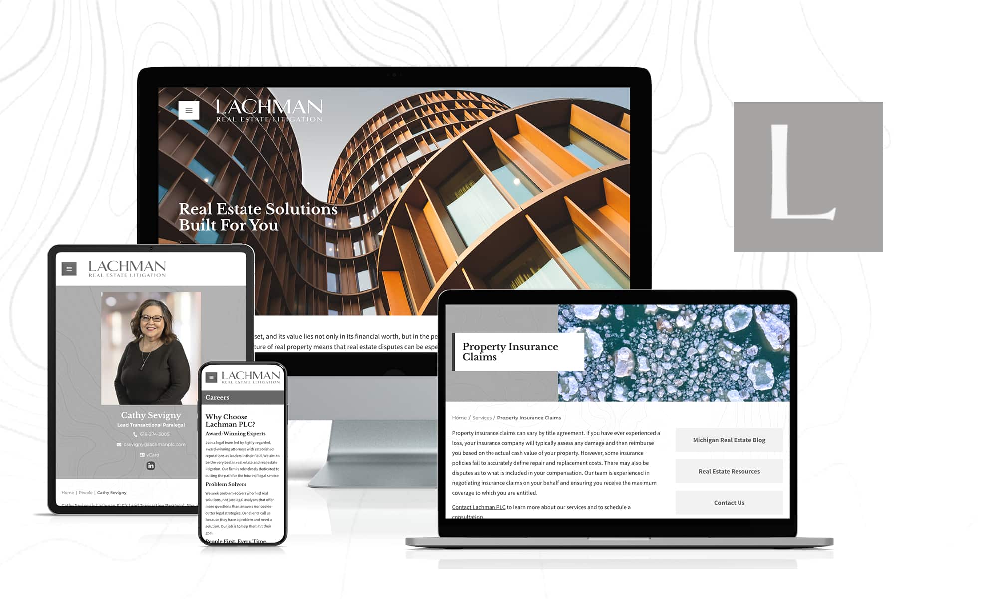 Law Firm Website design for Lachman King PLC