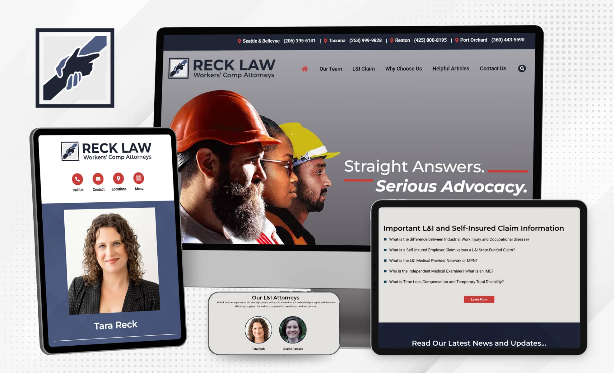 Law Firm Website design for Reck Law