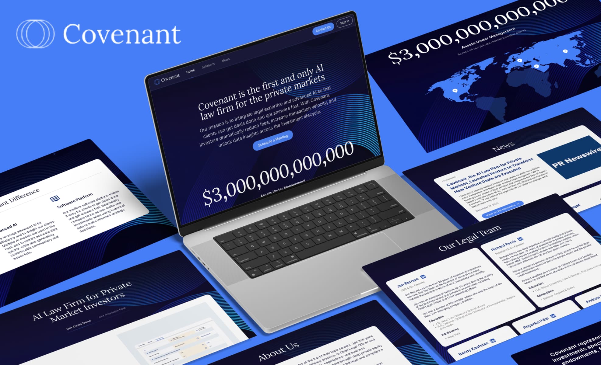 Law Firm Website design for Covenant