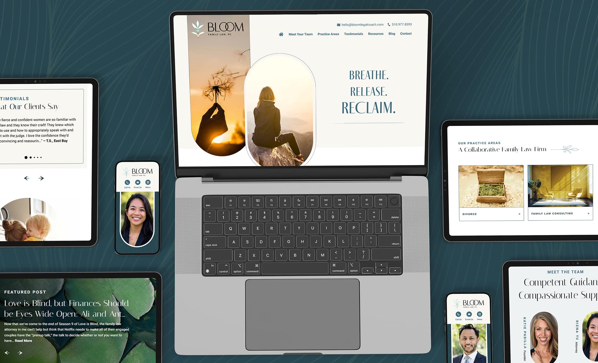 Law Firm Website design for Bloom Family Law, PC