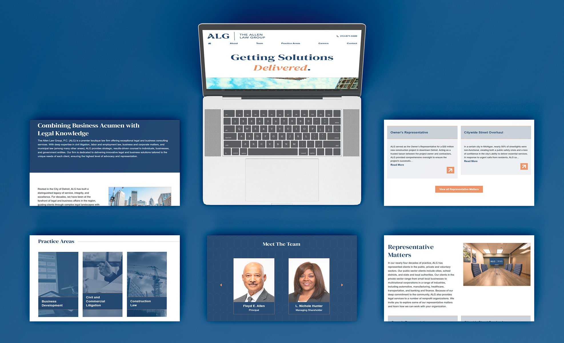 Law Firm Website design for The Allen Law Group, P.C.