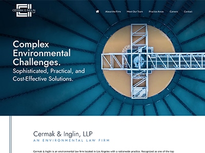 Website Design for Cermak & Inglin, LLP