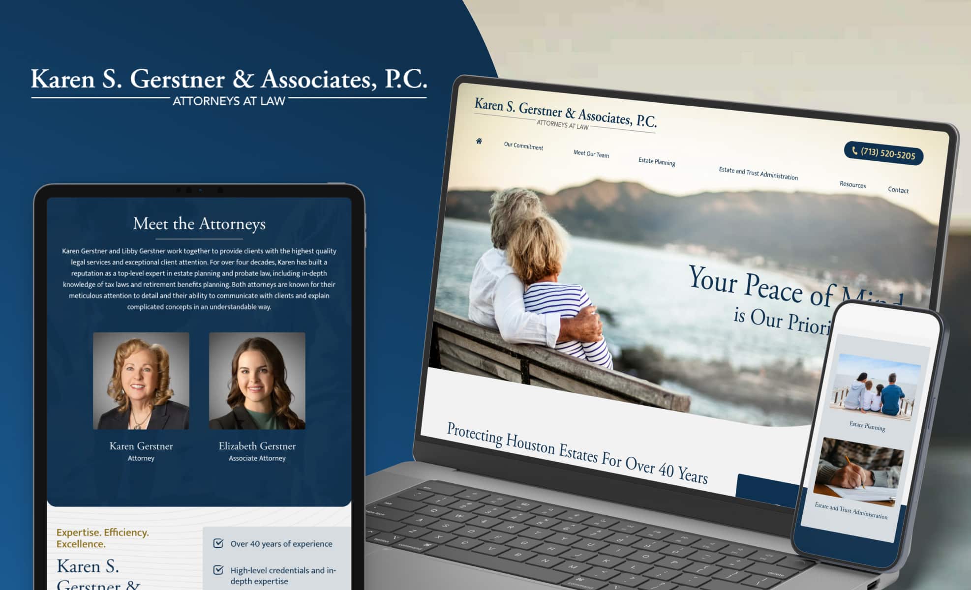 Law Firm Website design for Karen S. Gerstner & Assoc…