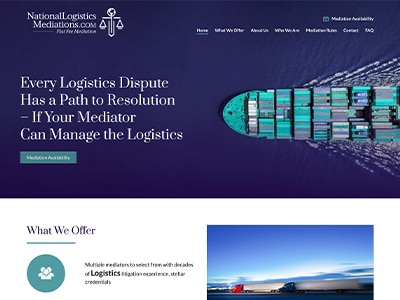 Website Design for National Logistics Mediat…