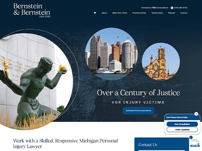 Law Firm Website design for Bernstein & Bernstein Law…