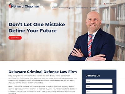 Law Firm Website design for Law Office of Brian J. Ch…