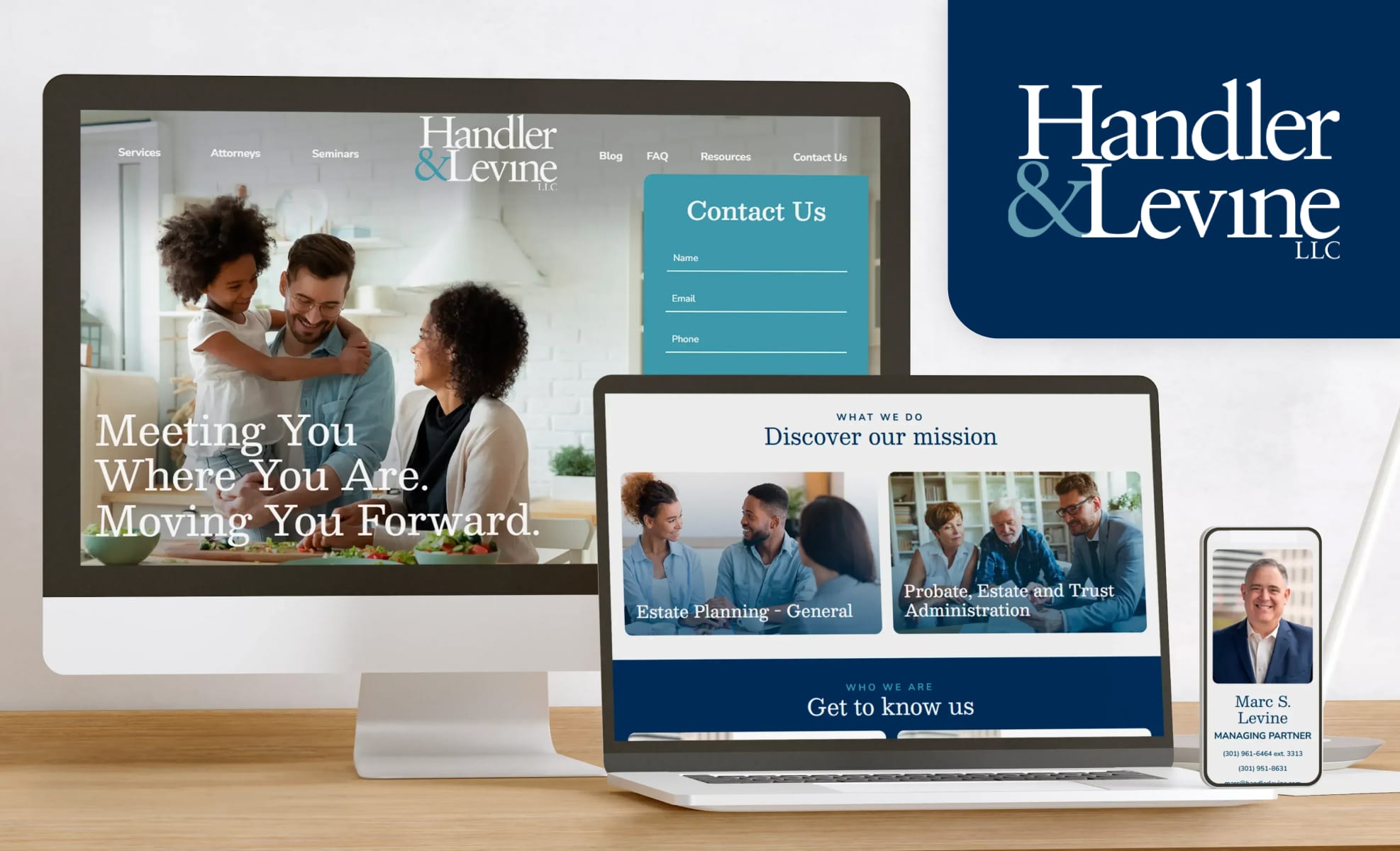 Website Design for Handler & Levine, LLC