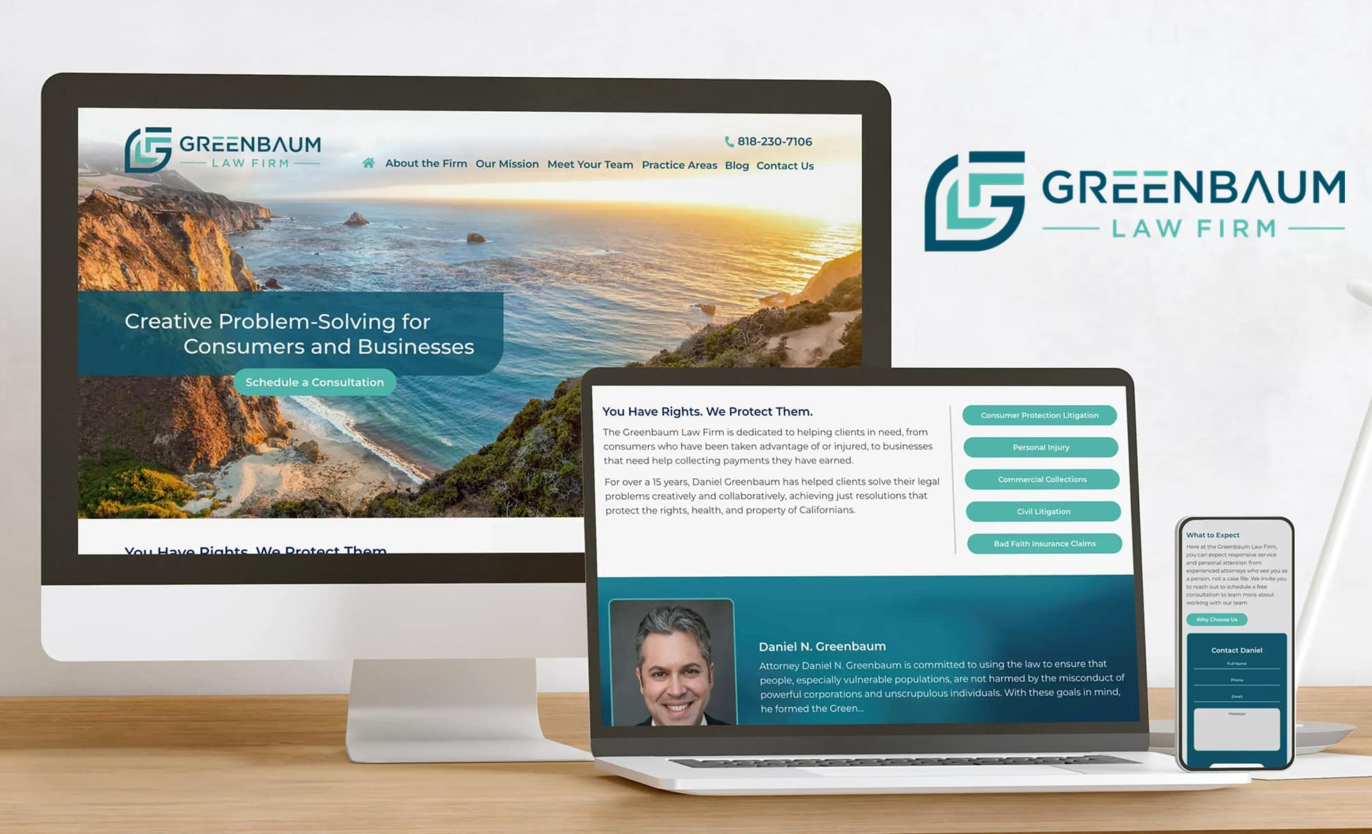 Law Firm Website design for Law Office of Daniel N. G…