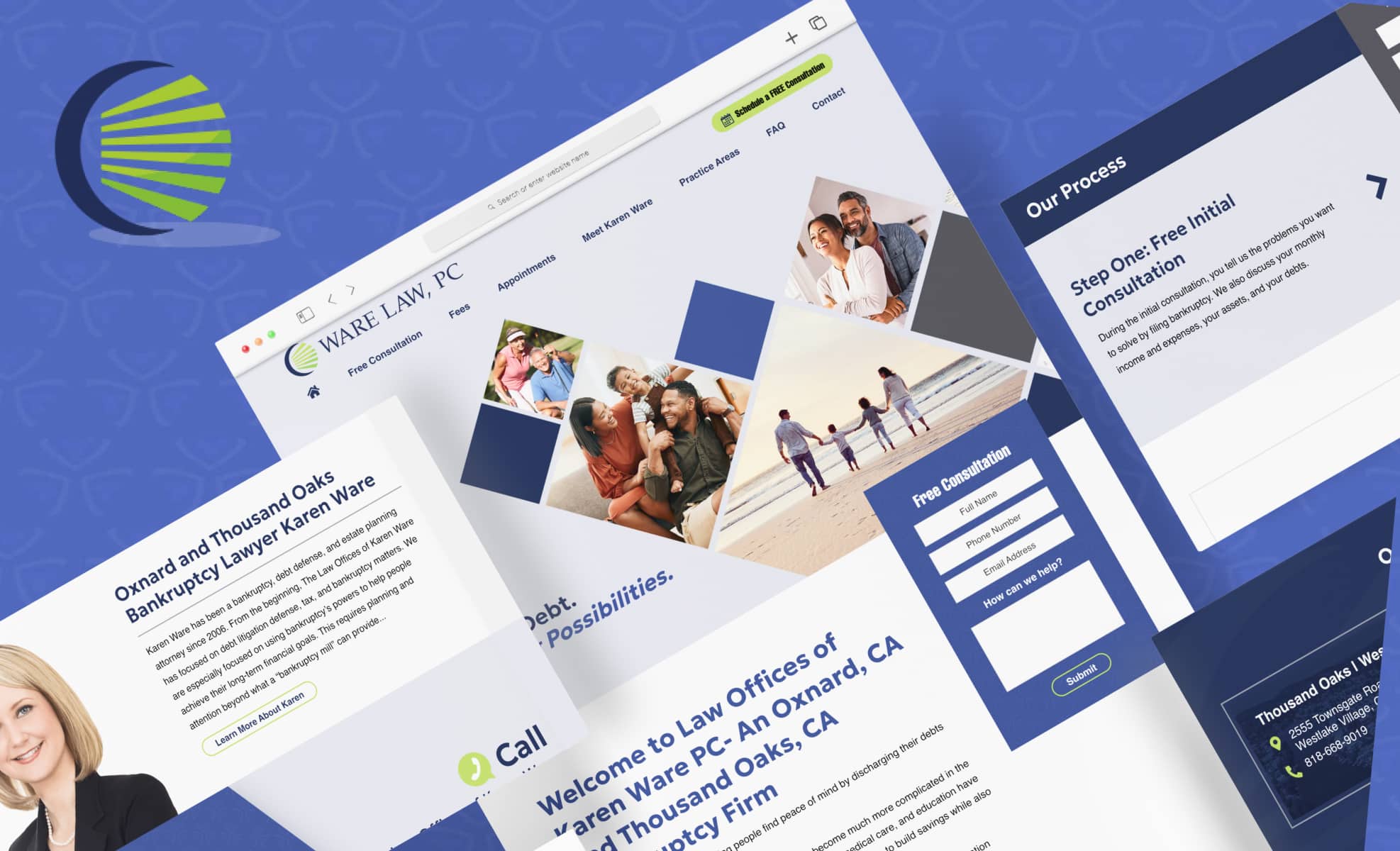 Law Firm Website design for The Law Offices of Karen…