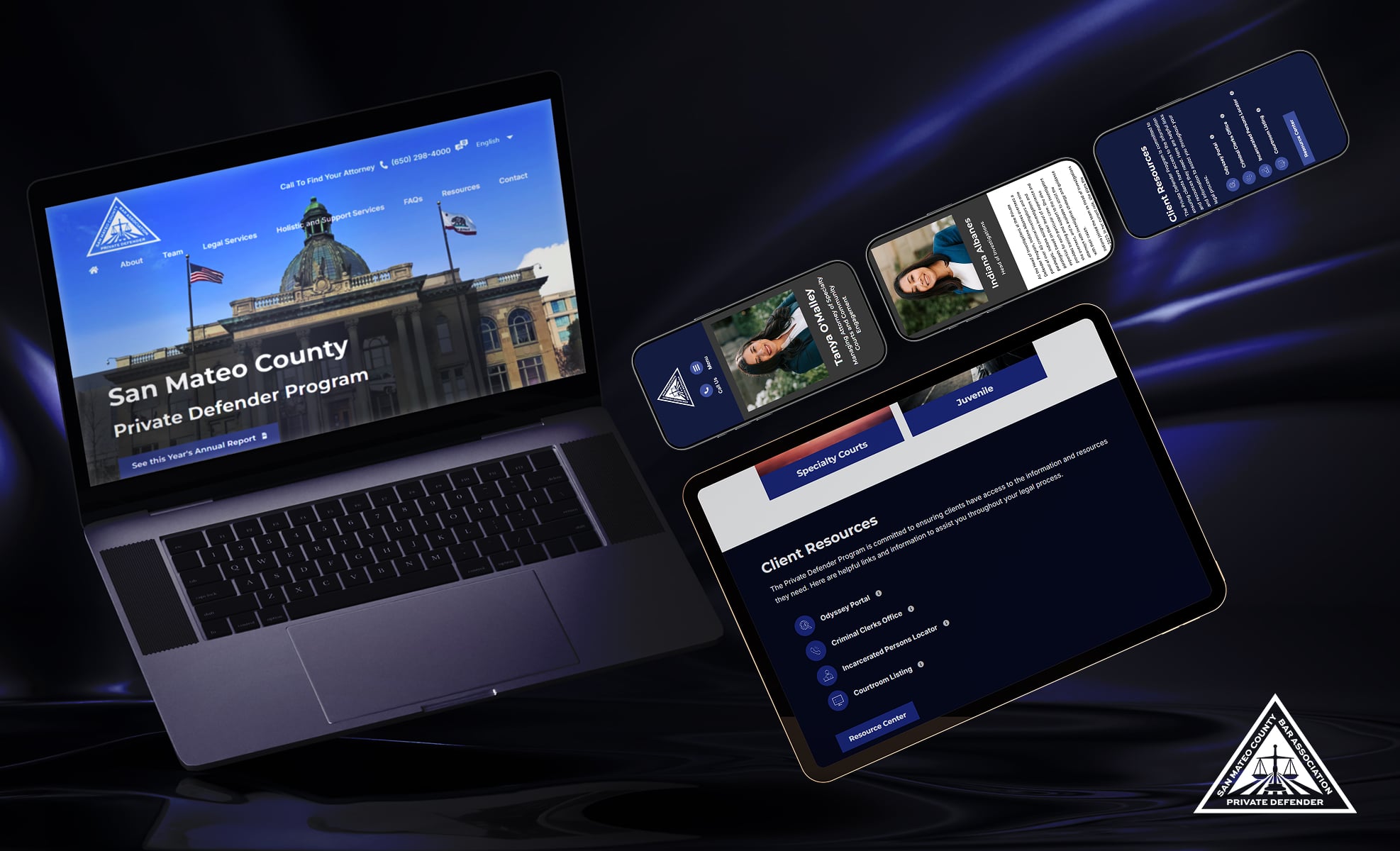 Law Firm Website design for San Mateo County Private…