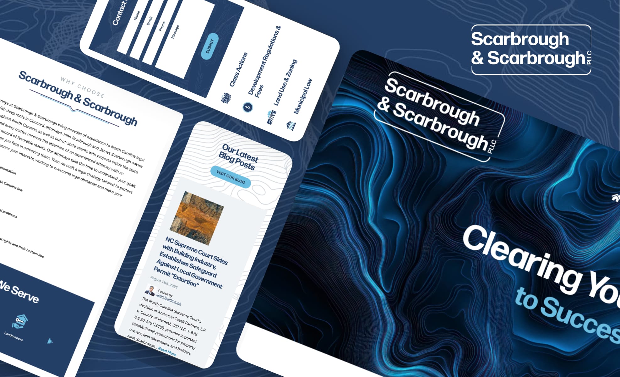 Law Firm Website design for Scarbrough & Scarbrough,…