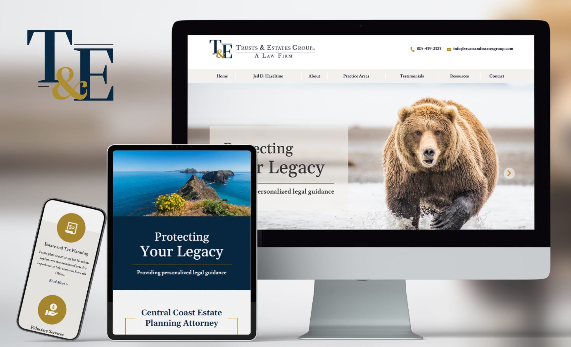 Law Firm Website design for Trusts & Estates Group