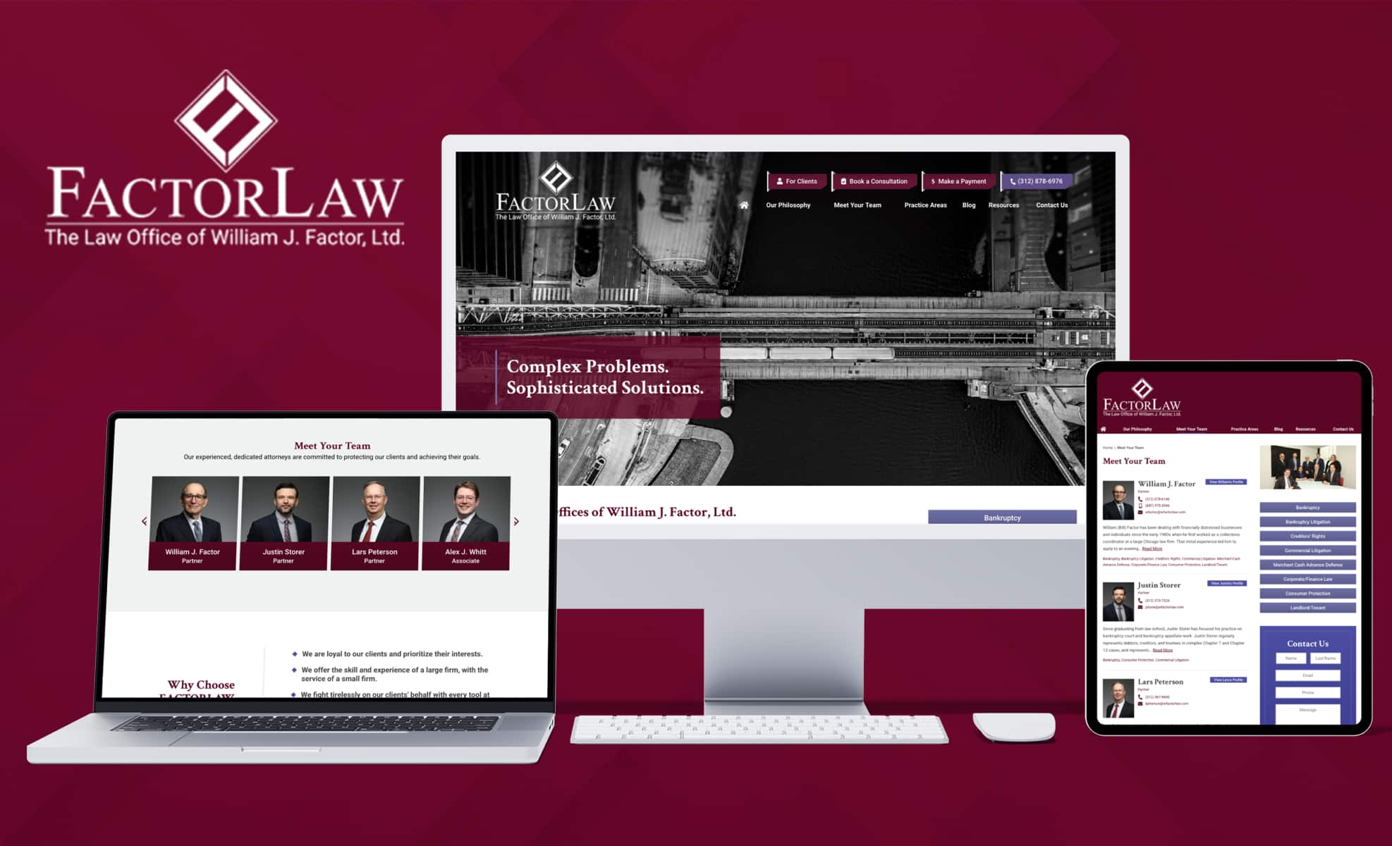 Law Firm Website design for Law Office of William J.…
