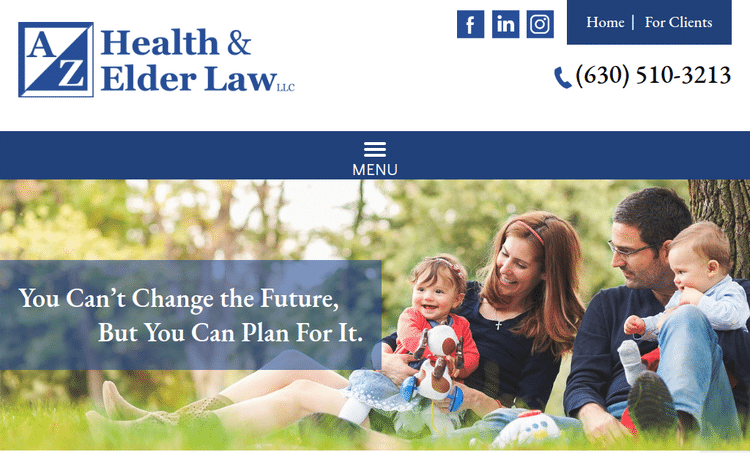 Law Firm Website design for A/Z Health & Elder Law LL…