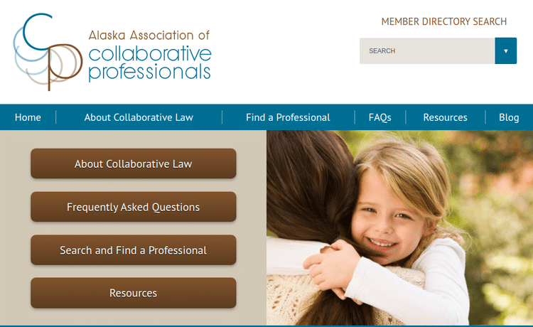 Law Firm Website design for Alaska Association of Col…