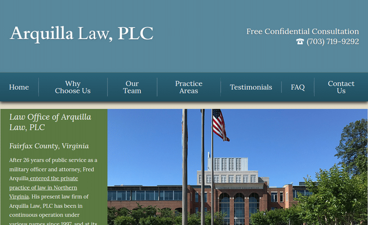 Law Firm Website design for Arquilla & Associates, PL…