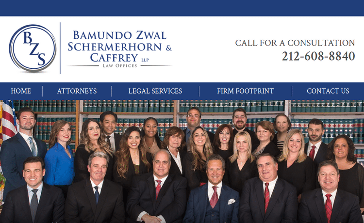 Law Firm Website design for Bamundo Zwal Schermerhorn…