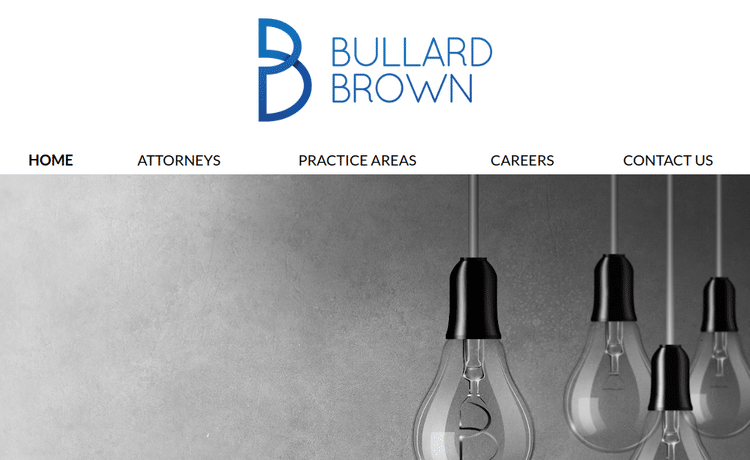 Law Firm Website design for Bullard Brown Beal