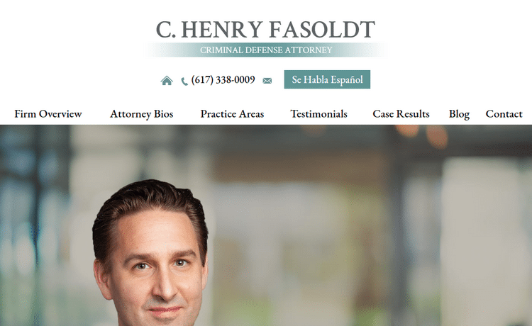 Law Firm Website design for C. Henry Fasoldt, Attorne…