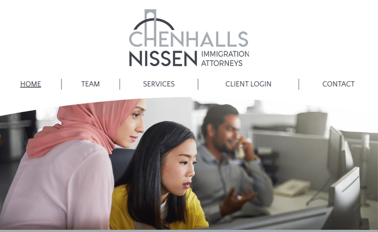 Law Firm Website design for Chenhalls Nissen, S.C.