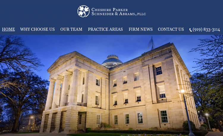 Law Firm Website design for Cheshire Parker Schneider…