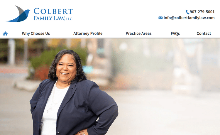 Law Firm Website design for Colbert Family Law, LLC
