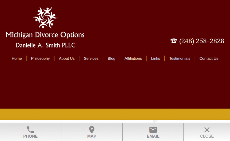 Law Firm Website design for Danielle A. Smith PLLC