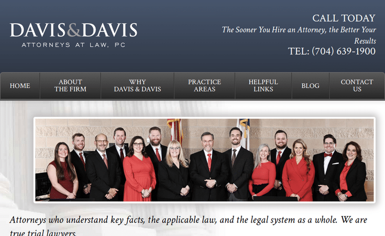 Law Firm Website design for Davis & Davis, Attorneys…
