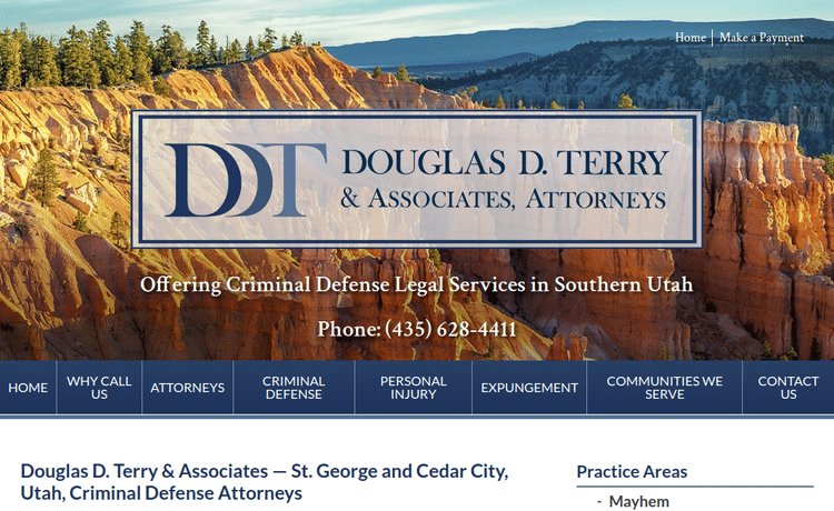 Law Firm Website design for Douglas D. Terry & Associ…