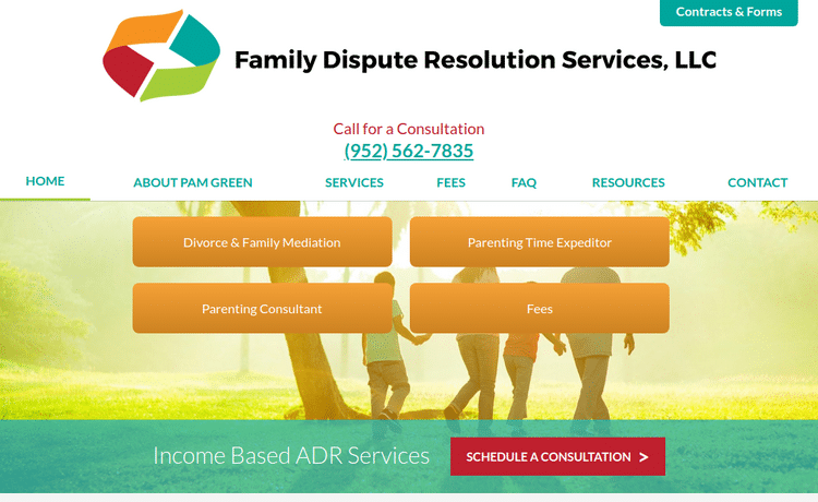 Law Firm Website design for Family Dispute Resolution…