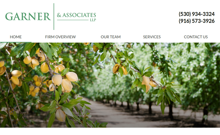 Law Firm Website design for Garner & Associates, LLP