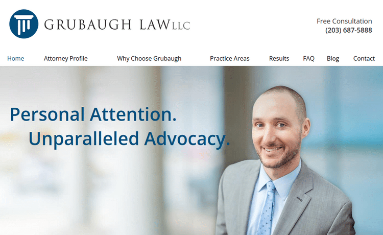 Law Firm Website design for Grubaugh Law, LLC
