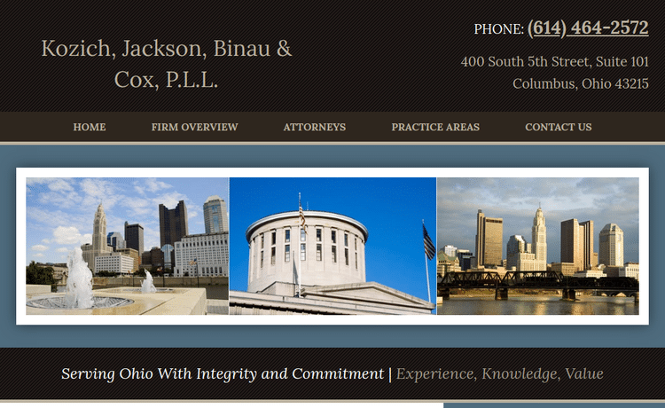 Law Firm Website design for Harris, McClellan, Binau…
