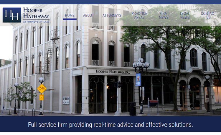 Law Firm Website design for Hooper Hathaway Price Beu…